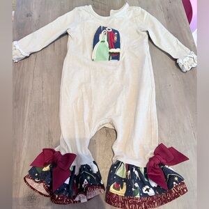 Kids One Piece with Ruffle Detail boutique romper 6-9m